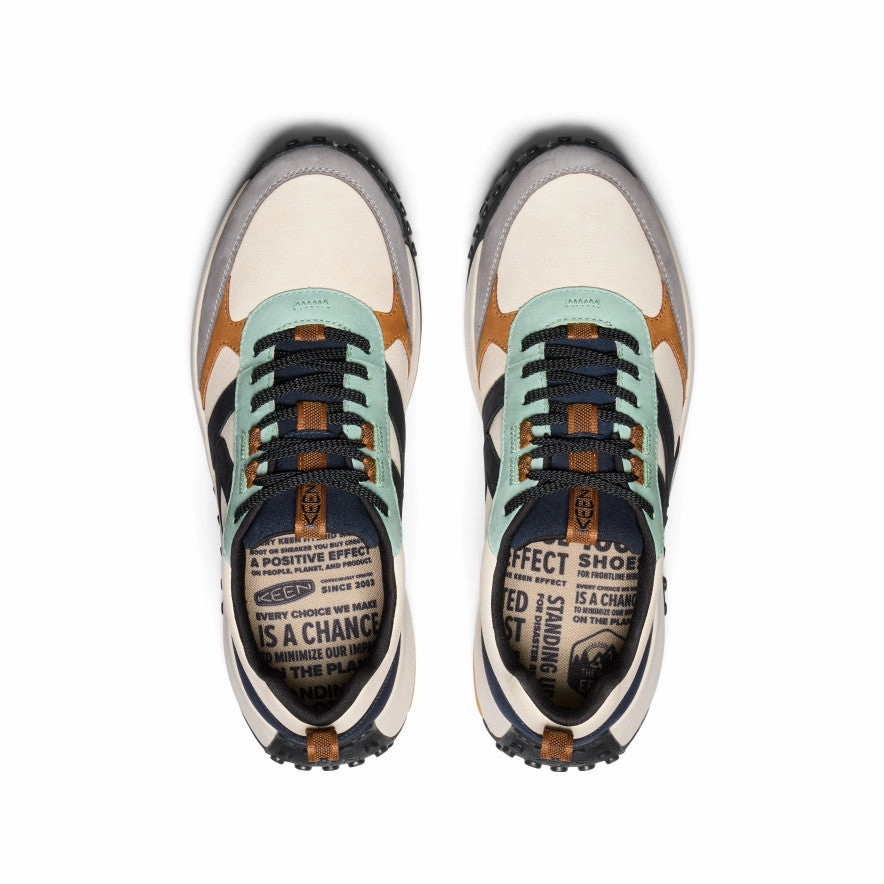 Men's KS86 Leather Sneaker  |  Granite Green/Curry