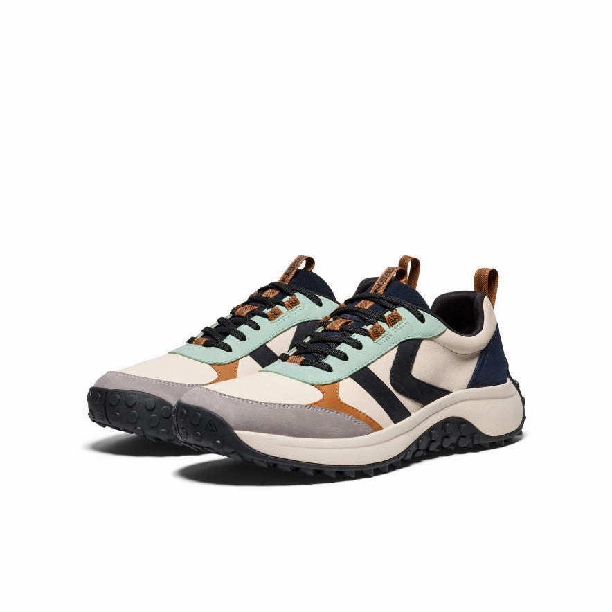 Men's KS86 Leather Sneaker  |  Granite Green/Curry