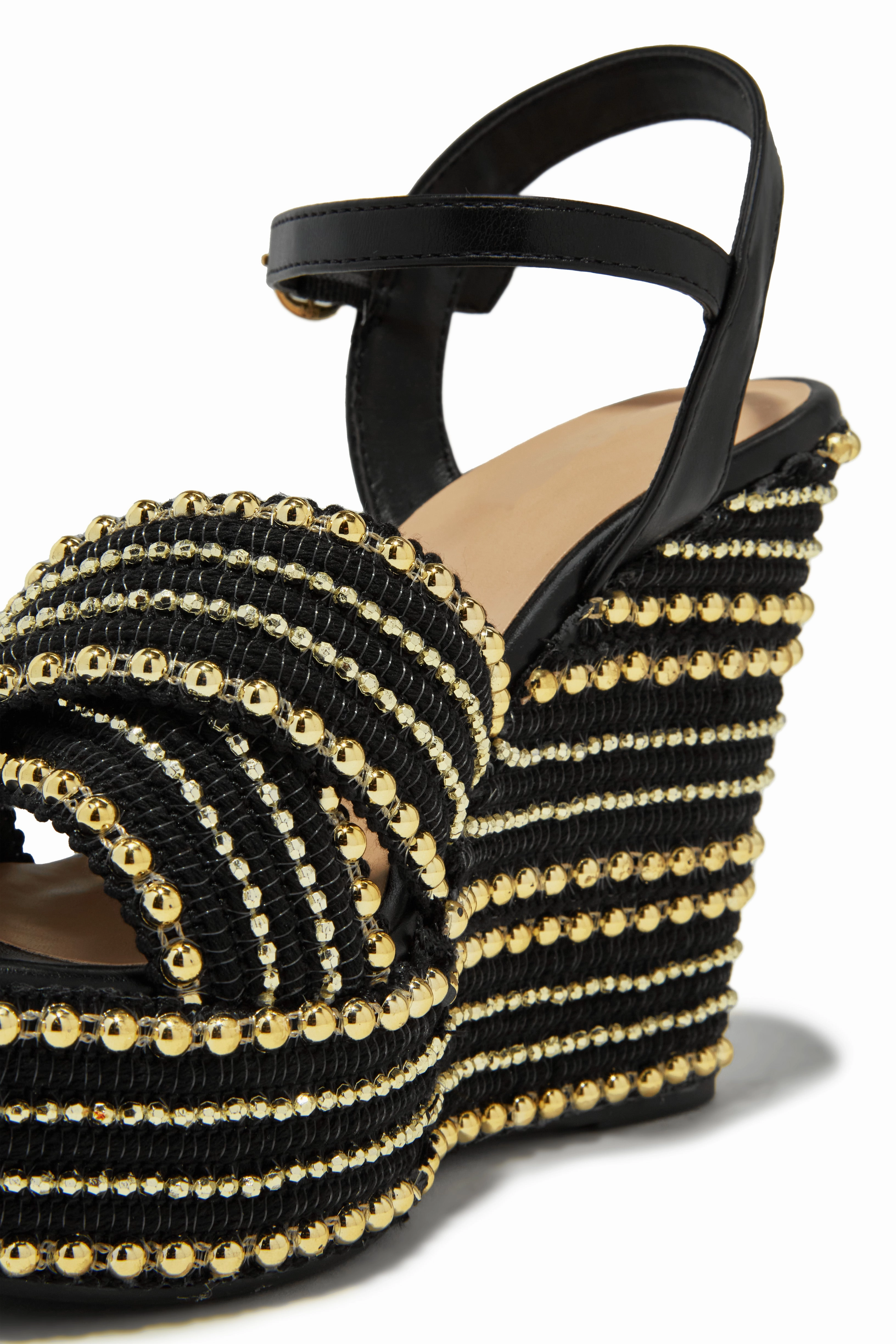 Nelo Platform Wedges - Black