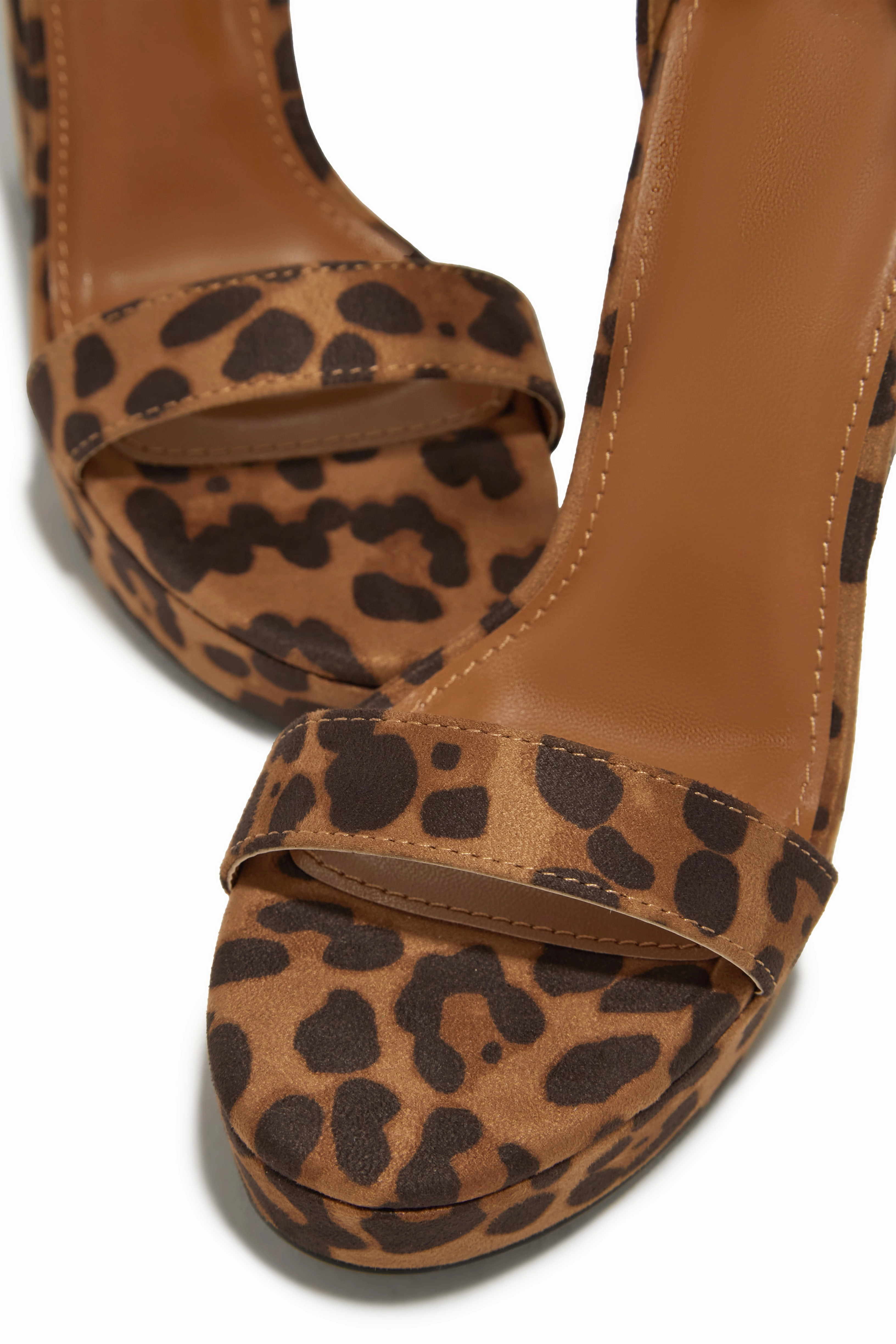 New Limits Platform Block Heels - Leopard
