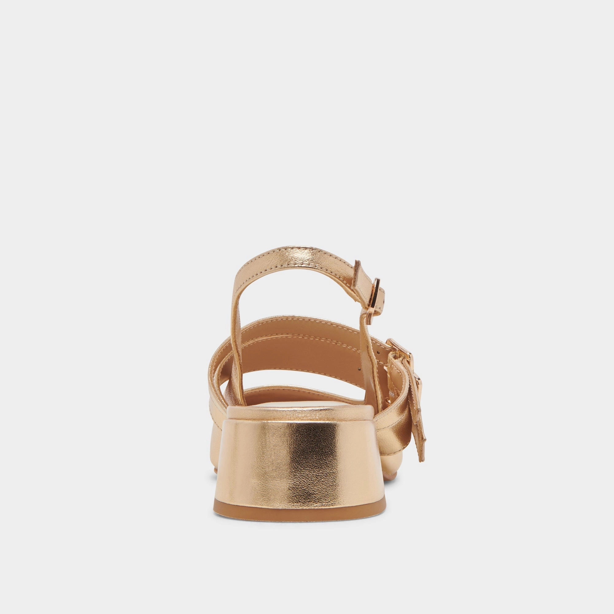 PATZY HEELS GOLD MULTI LEATHER - re:vita
