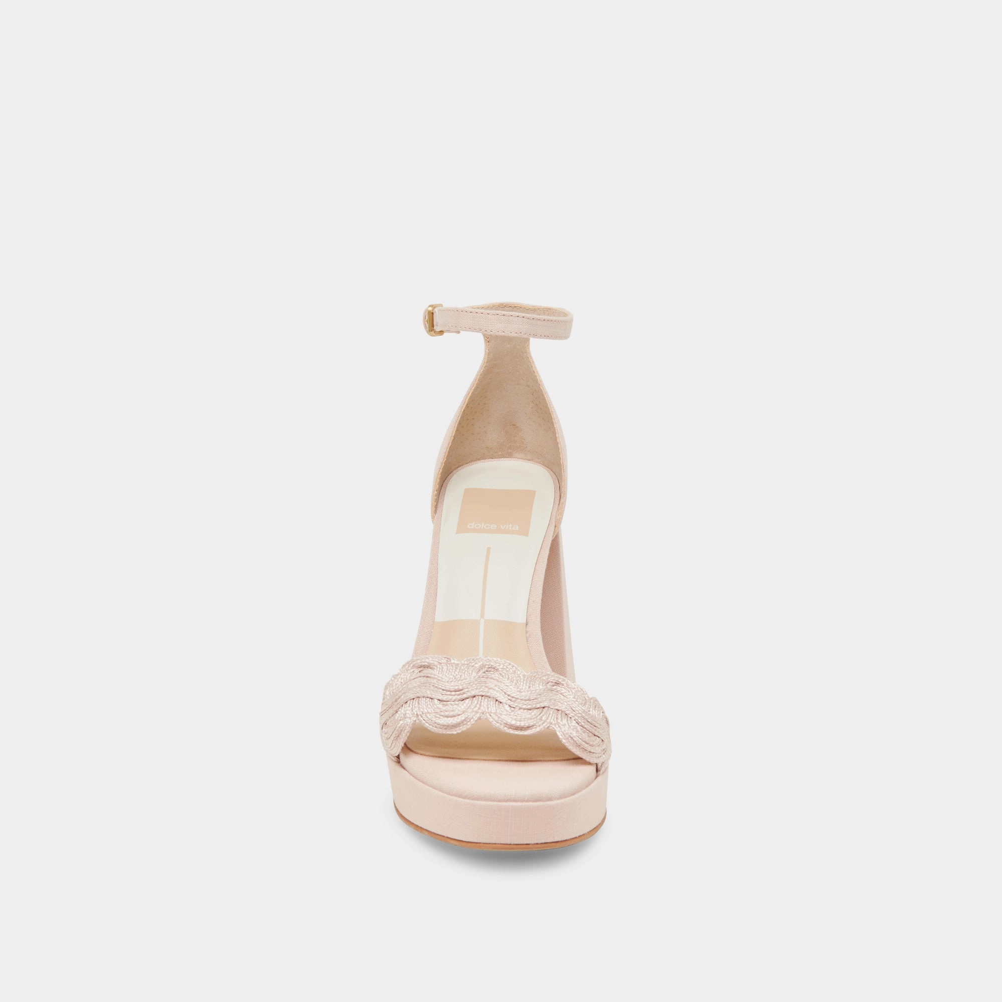 PELTIN HEELS LIGHT PINK WOVEN RAFFIA