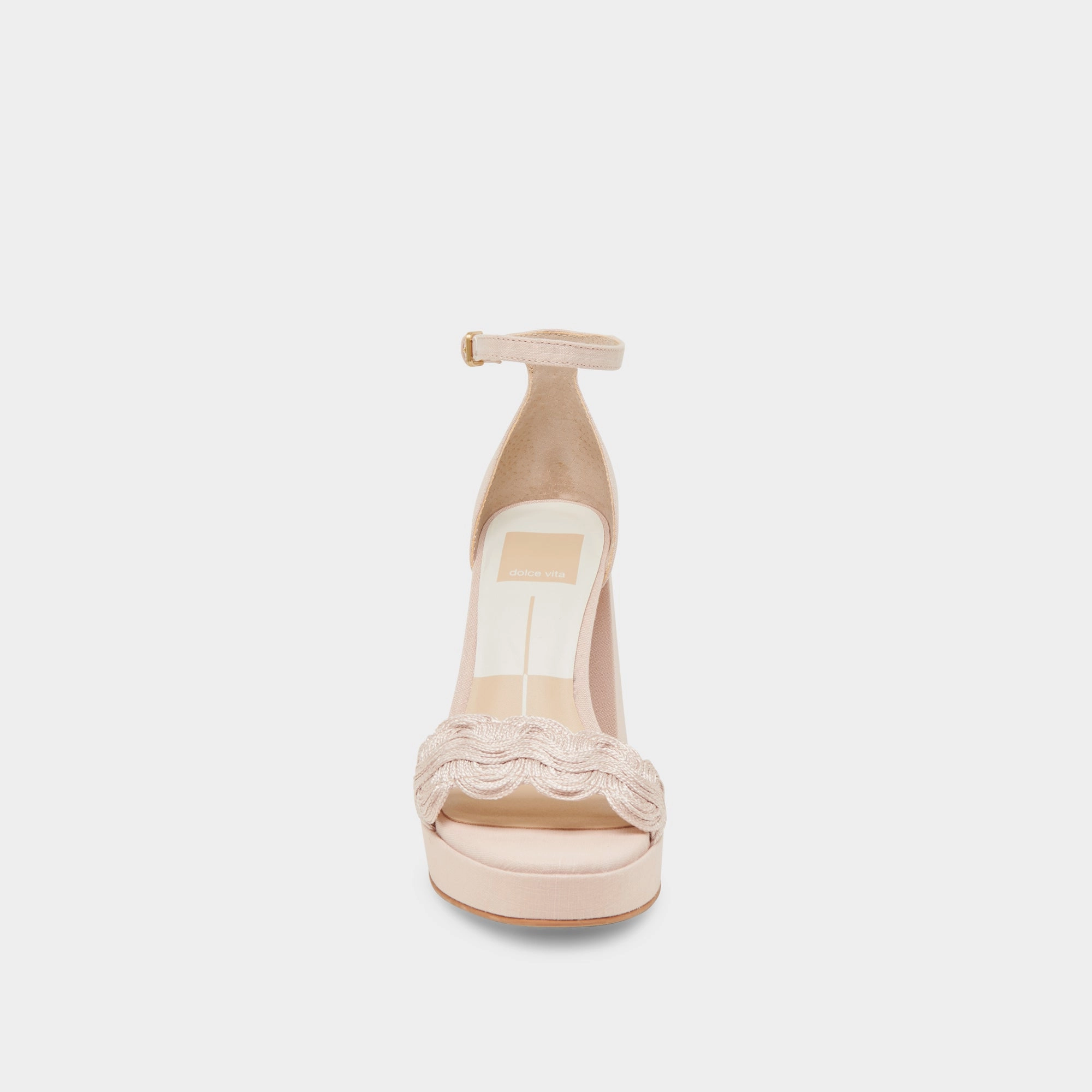 PELTIN HEELS LIGHT PINK WOVEN RAFFIA