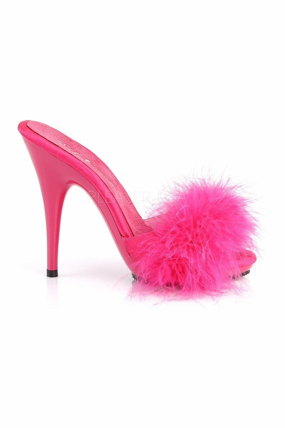 POISE-501F Slide | Fuschia Genuine Satin