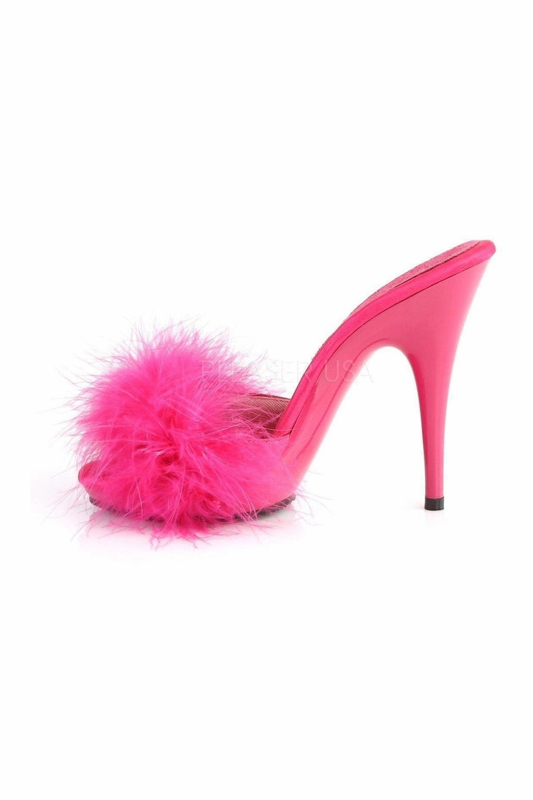 POISE-501F Slide | Fuschia Genuine Satin