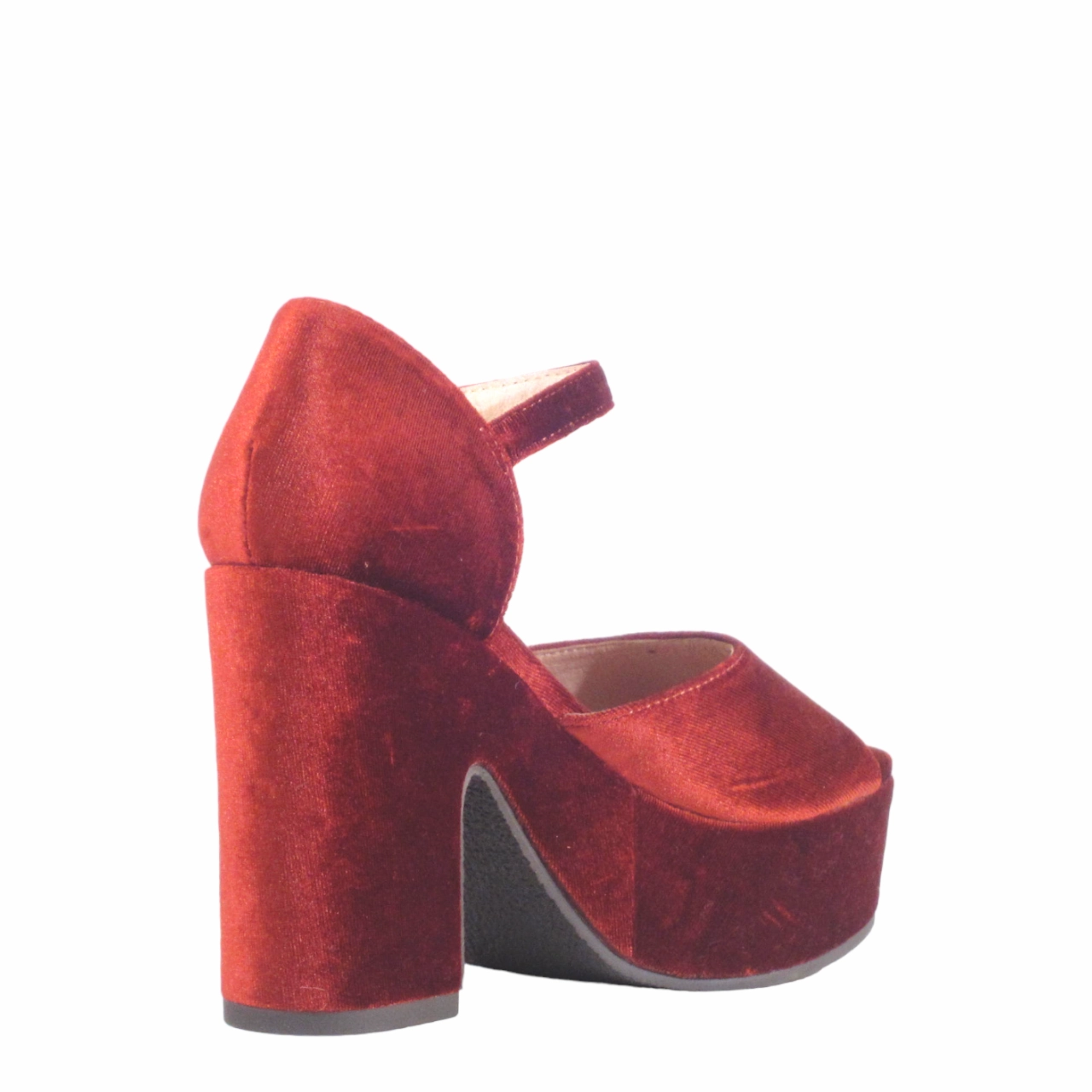 Quill Velvet Platform Heels