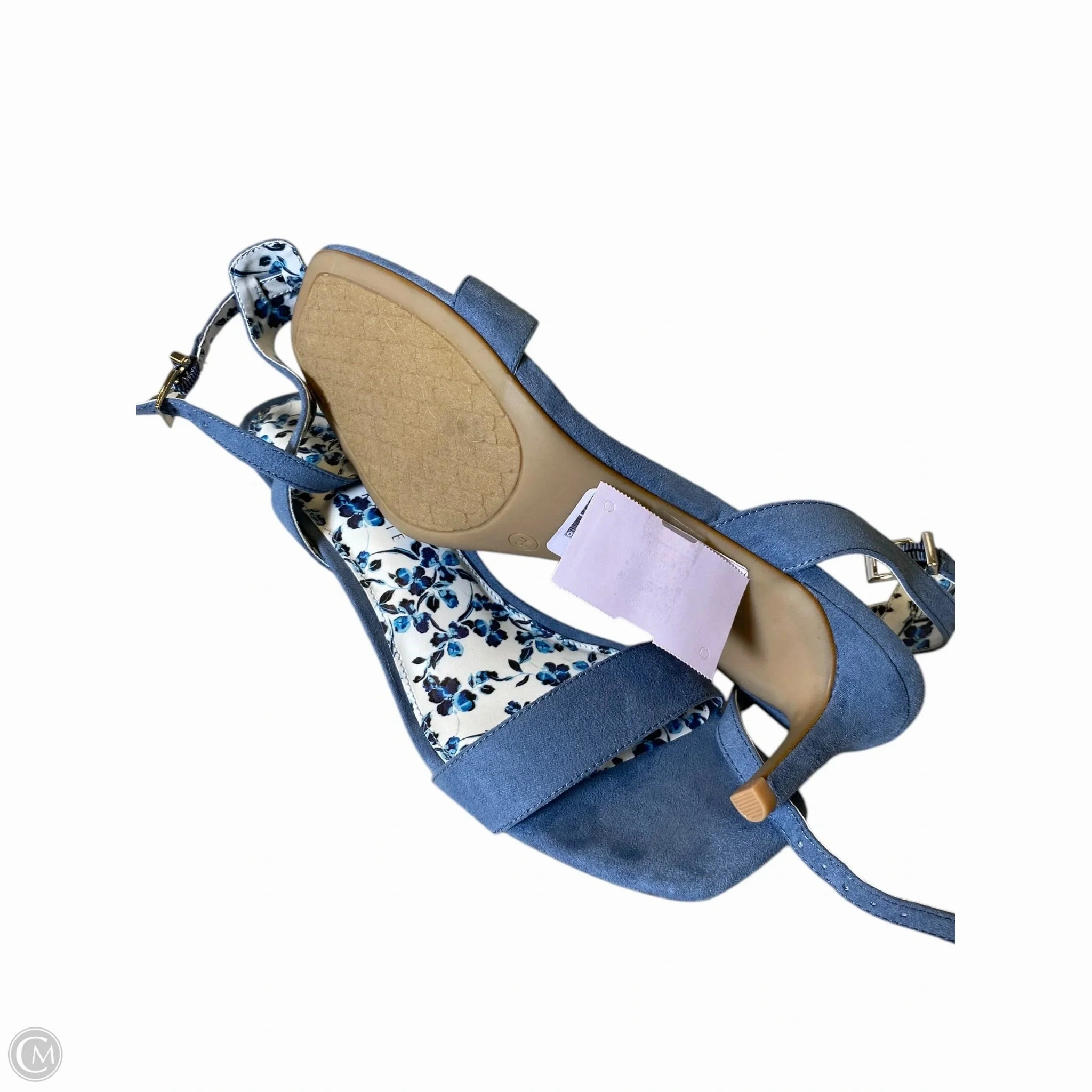 Sandals Heels Stiletto By Kelly And Katie In Floral Print, Size: 9