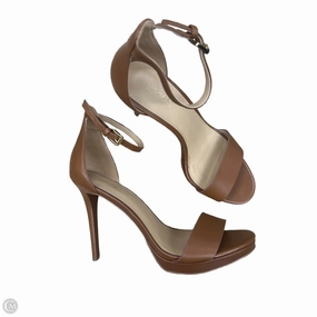 Sandals Heels Stiletto By Michael By Michael Kors In Brown, Size: 8