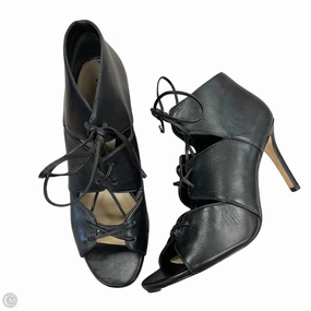 Sandals Heels Stiletto By Via Spiga In Black, Size: 8