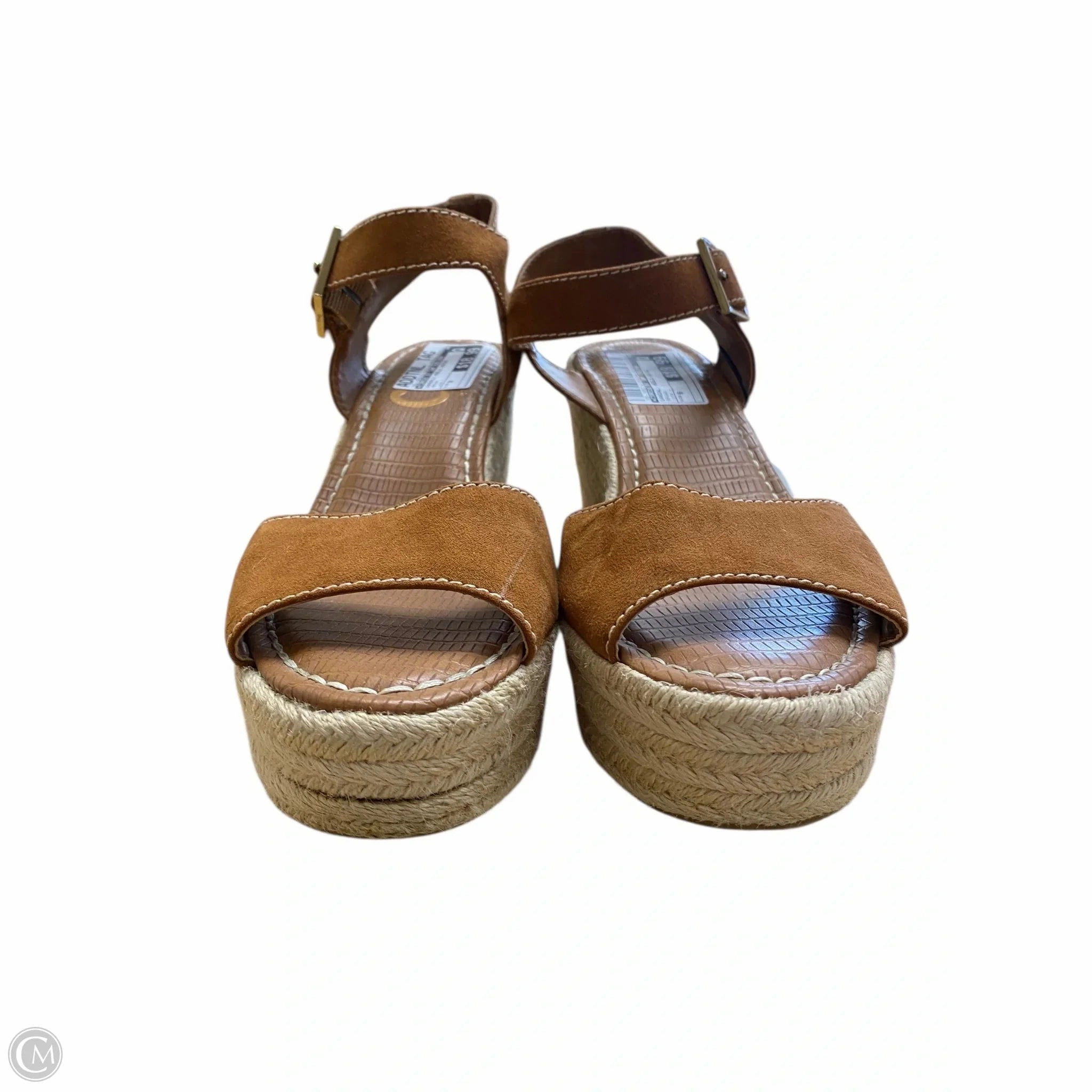 Sandals Heels Wedge By Circus By Sam Edelman In Brown, Size: 9
