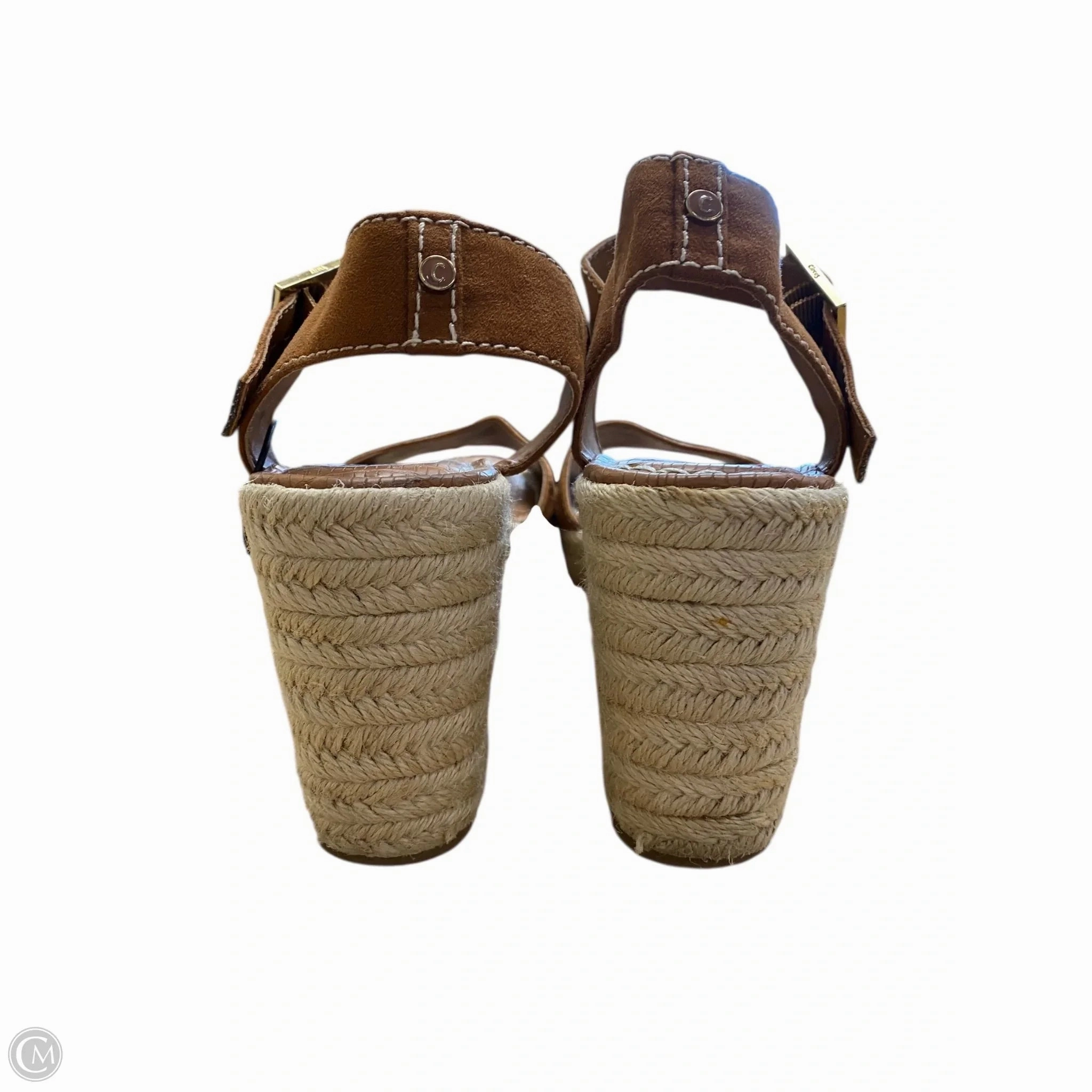 Sandals Heels Wedge By Circus By Sam Edelman In Brown, Size: 9