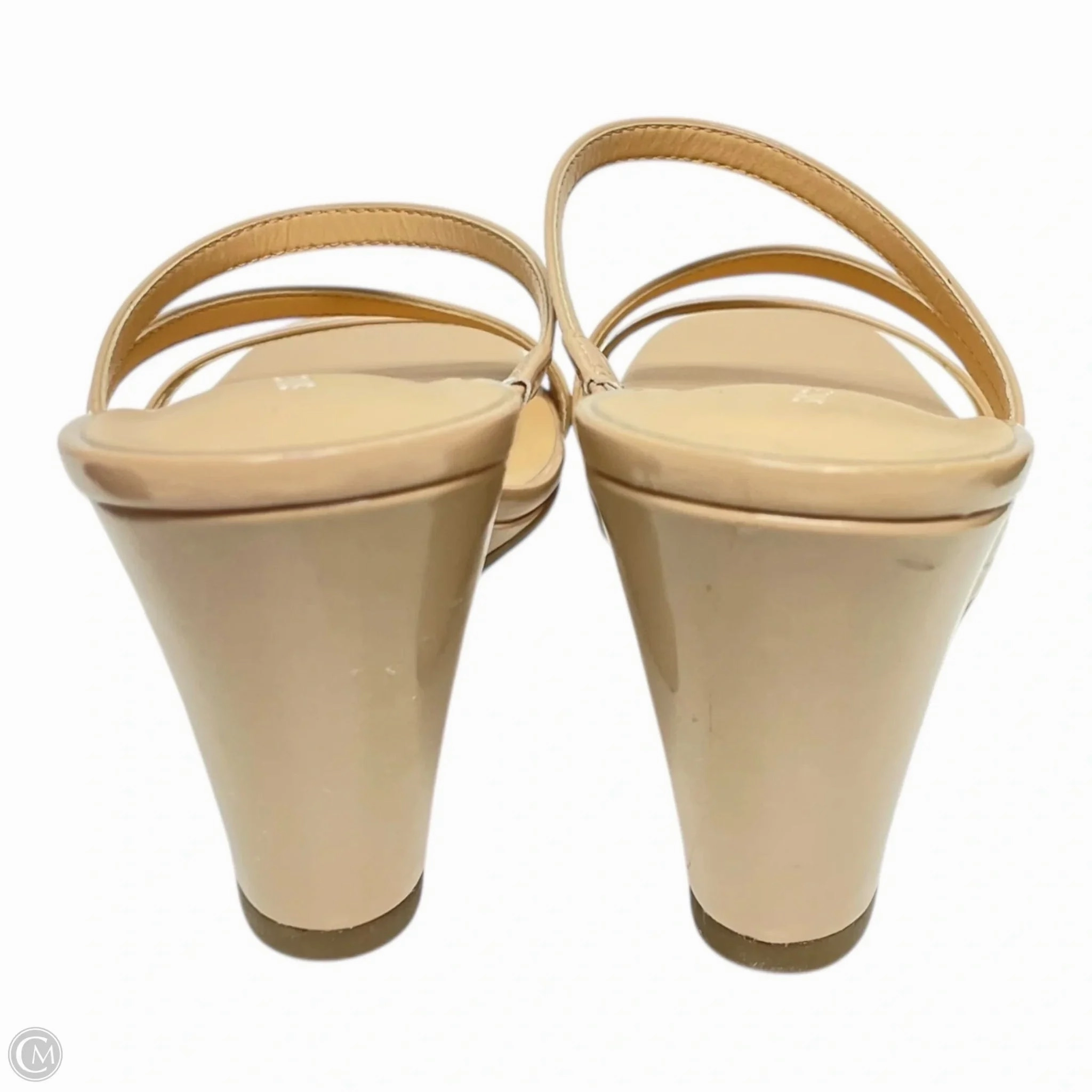 Sandals Heels Wedge By Sincerely Jules In Tan, Size: 10