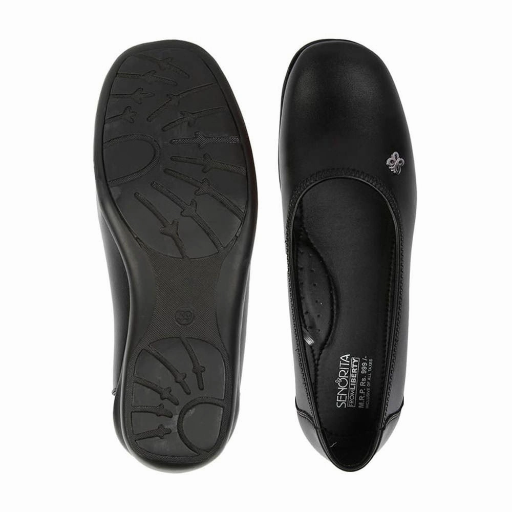 Senorita Formal Shoe Black Ballerina For Women CHASER-SF By Liberty
