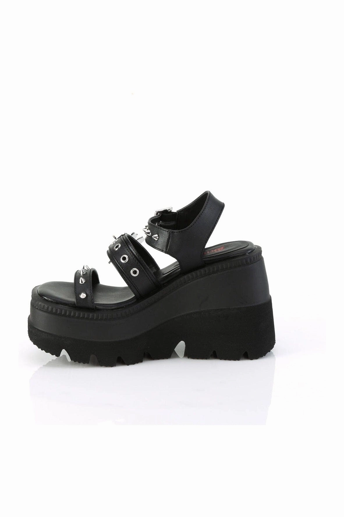 SHAKER-13 Black Vegan Leather Sandal