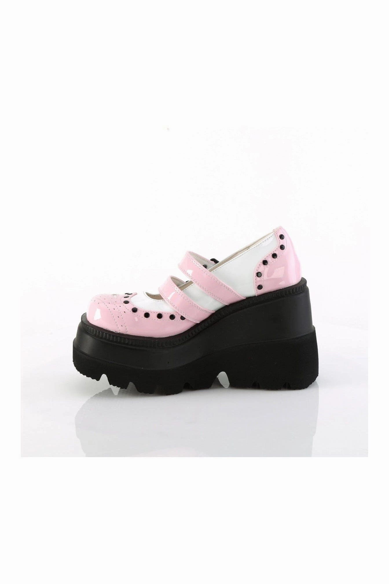 SHAKER-27 Pink Patent Mary Janes