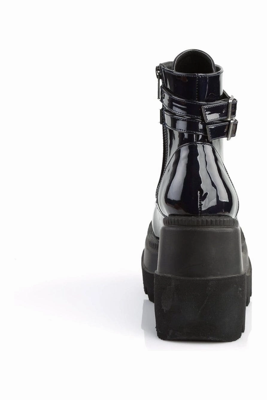 SHAKER-52 Black Hologram Ankle Boot