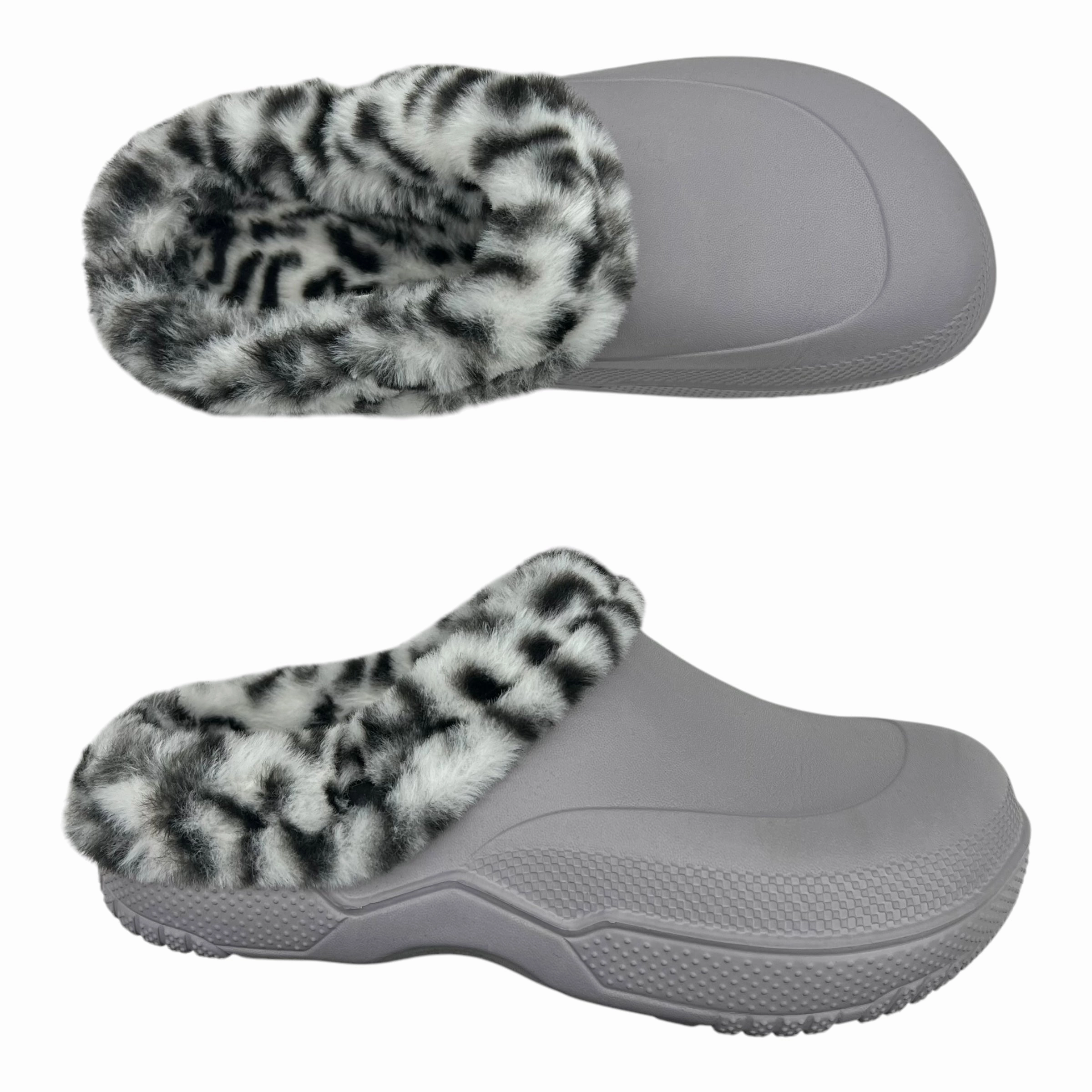 Shoes Flats By Clothes Mentor In Grey, Size:9