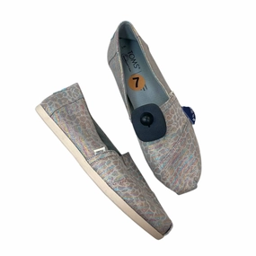 Shoes Flats By Toms In Multi, Size:7
