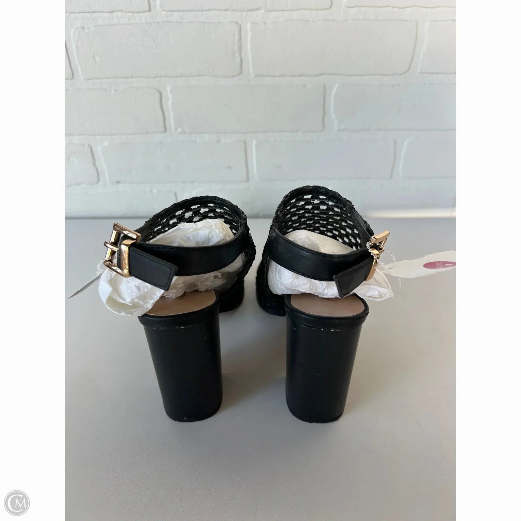 Shoes Heels Block By Aldo In Black, Size: 7.5
