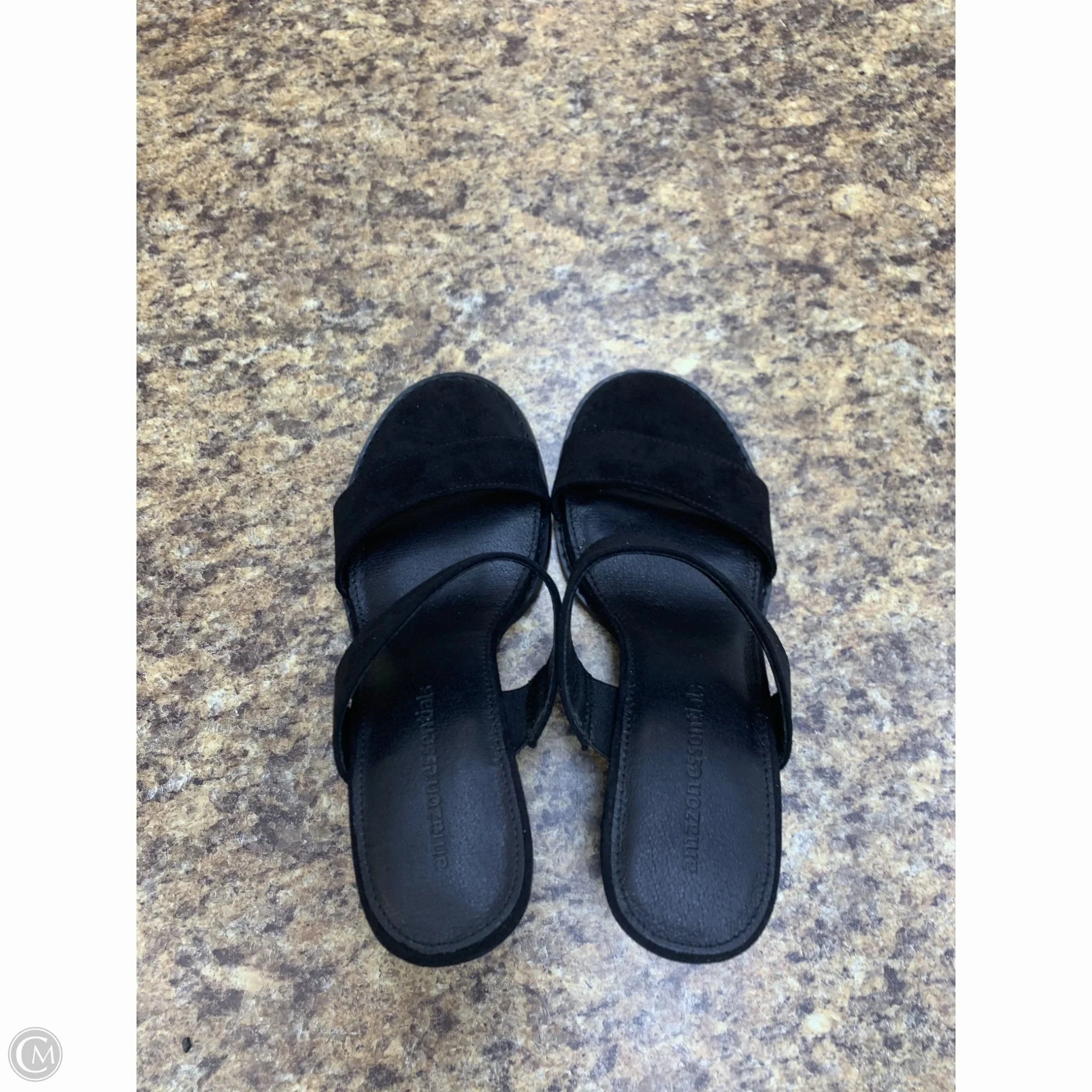 Shoes Heels Block By Amazon Essentials In Black, Size: 6.5