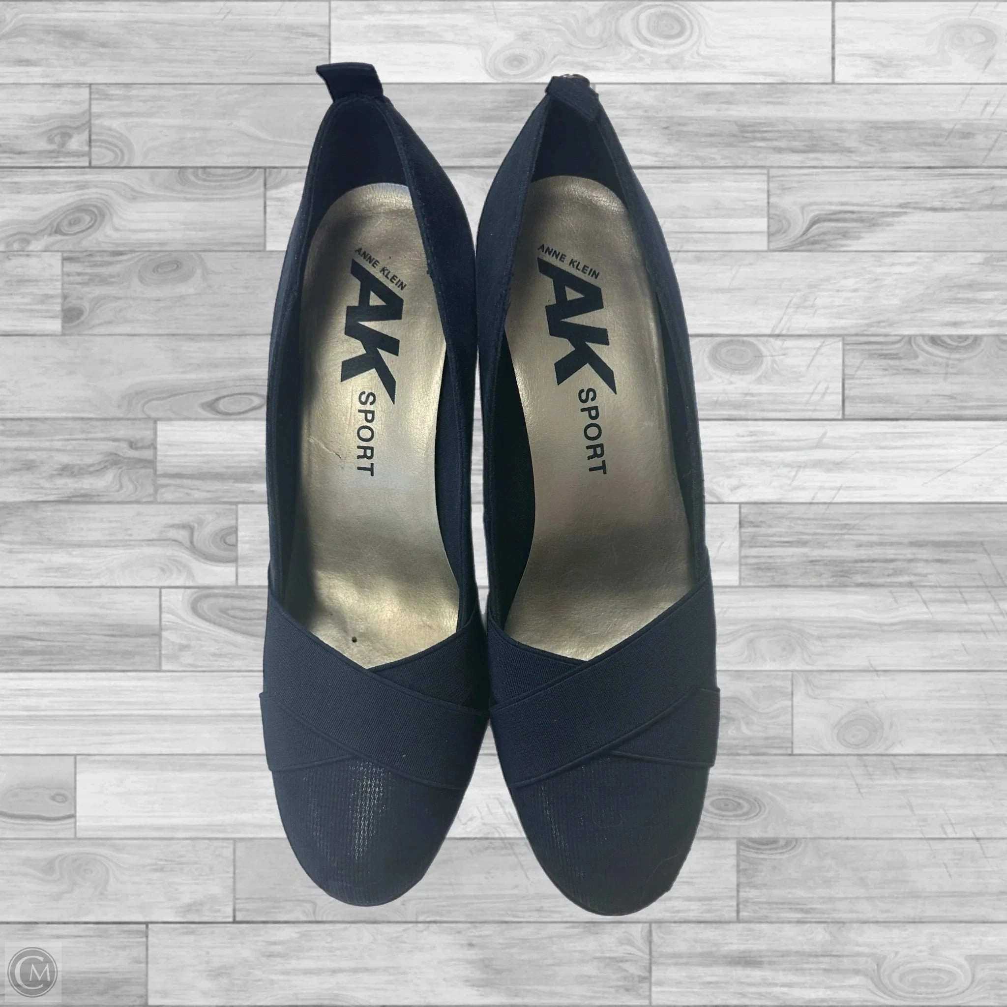 Shoes Heels Block By Anne Klein In Navy, Size: 9