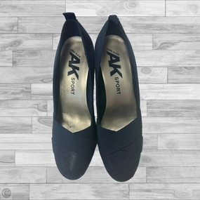 Shoes Heels Block By Anne Klein In Navy, Size: 9
