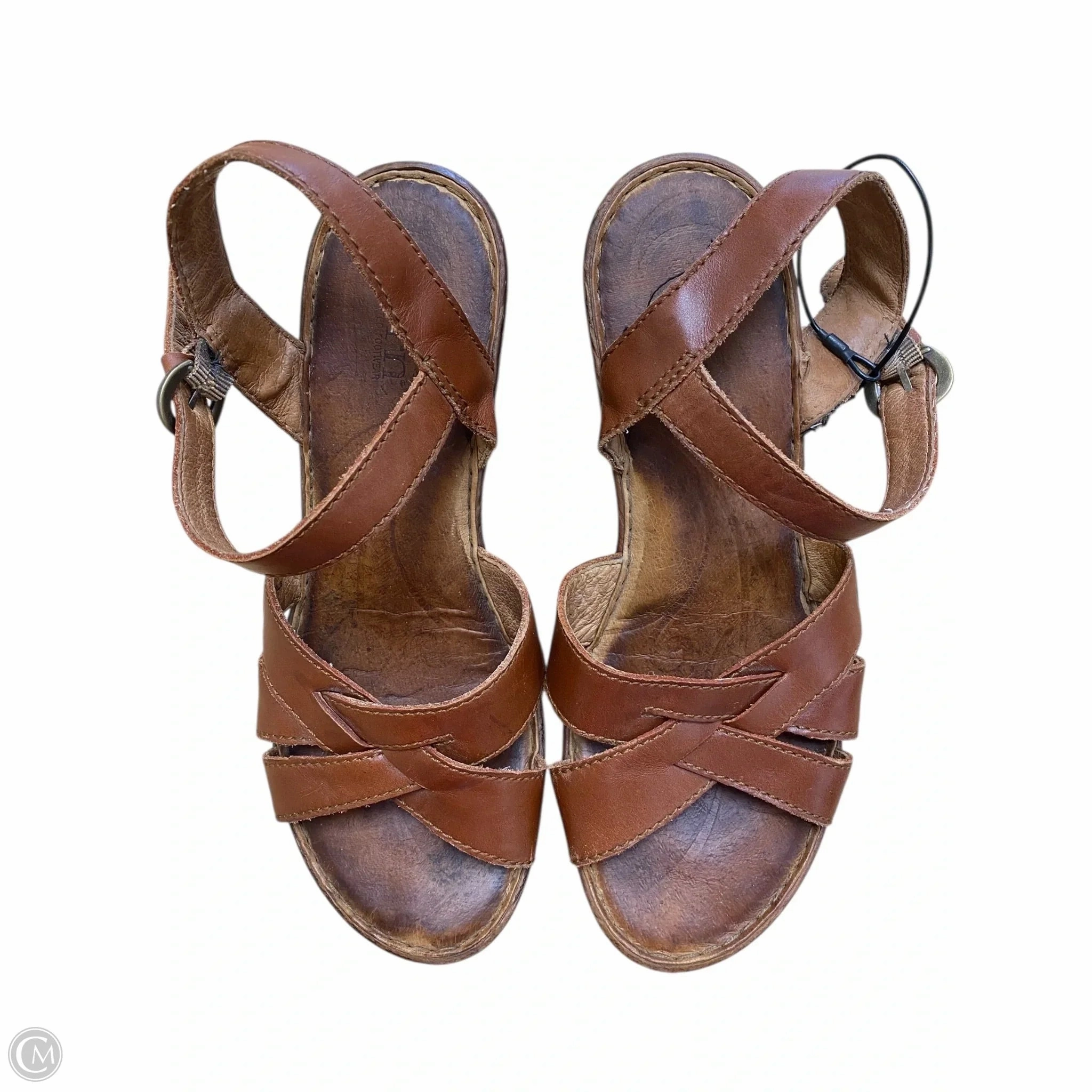 Shoes Heels Block By Born In Brown, Size: 9