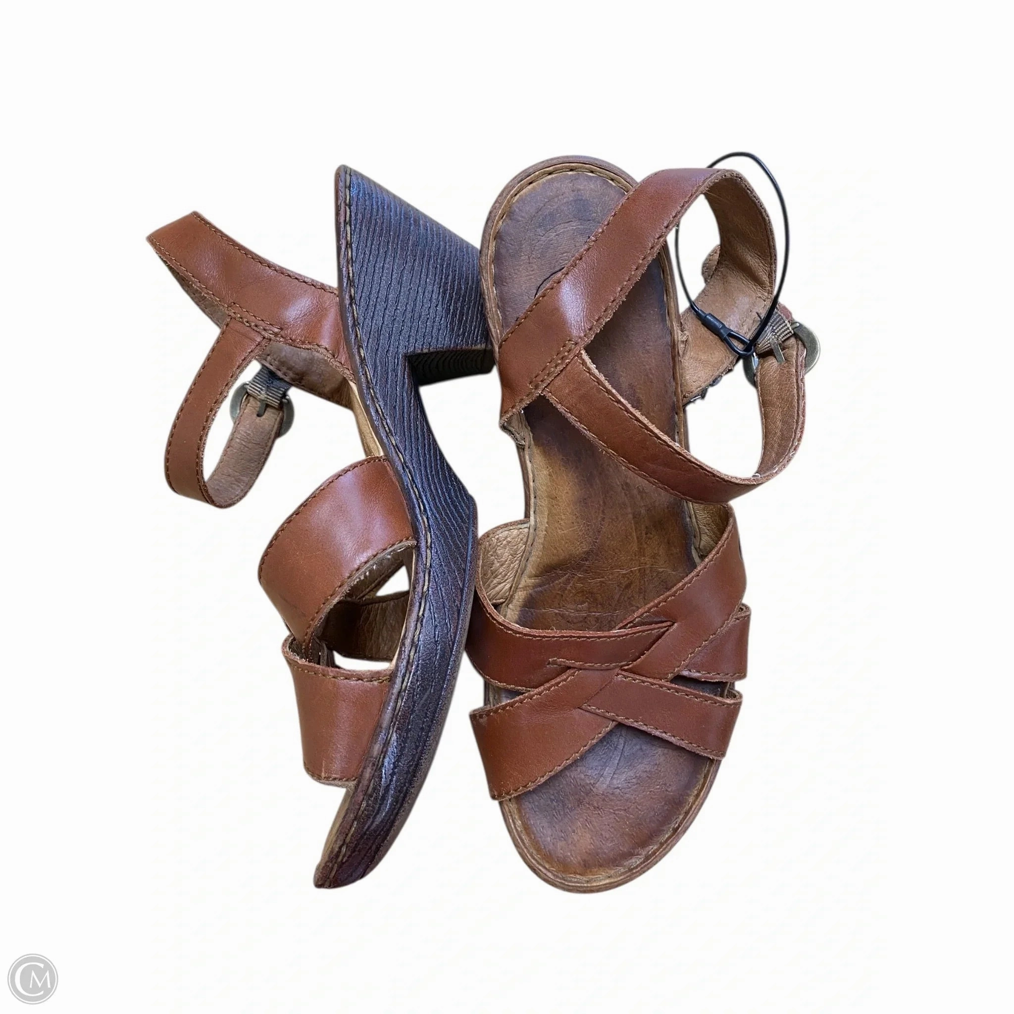 Shoes Heels Block By Born In Brown, Size: 9