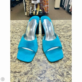 Shoes Heels Block By Chinese Laundry In Blue, Size: 10
