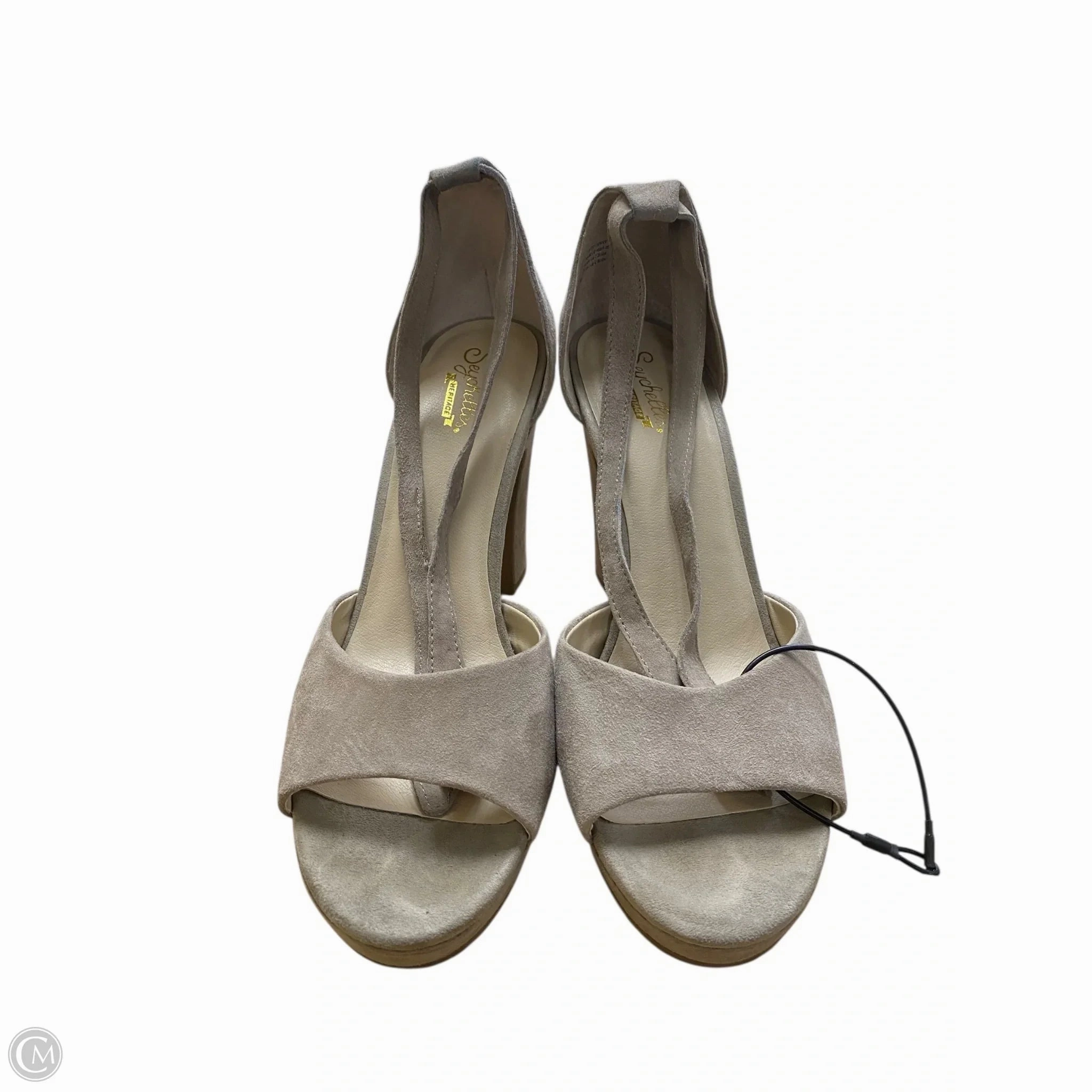 Shoes Heels Block By Clothes Mentor In Brown, Size: 9