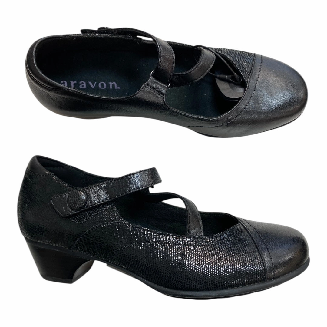Shoes Heels Block By Cmc In Black, Size:7.5