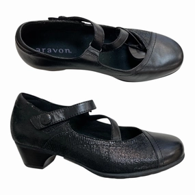 Shoes Heels Block By Cmc In Black, Size:7.5