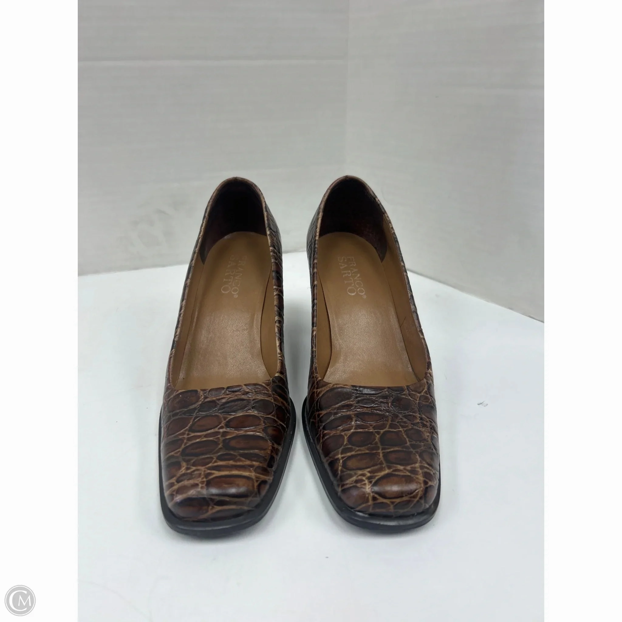 Shoes Heels Block By Franco Sarto In Brown, Size: 6