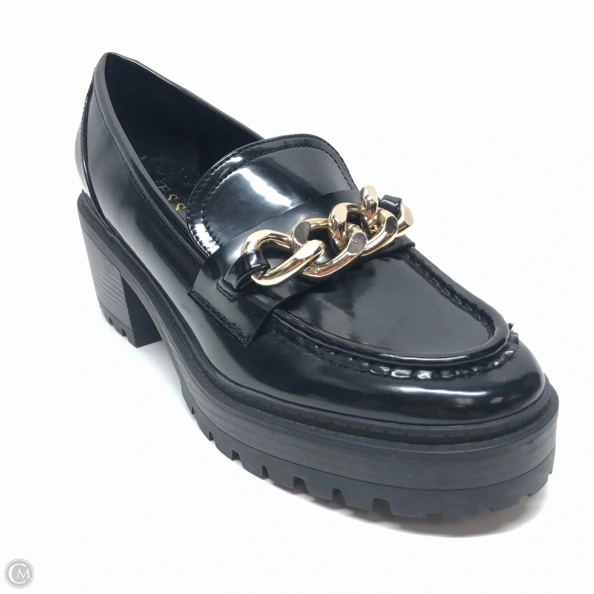 Shoes Heels Block By Guess In Black, Size: 10