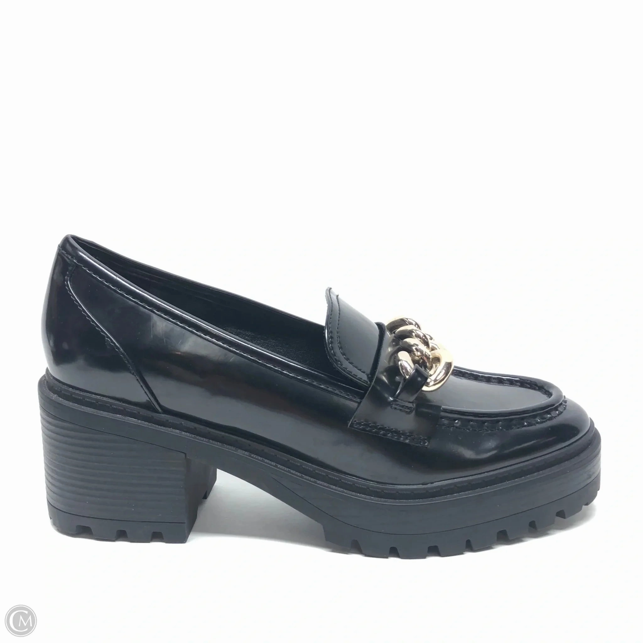 Shoes Heels Block By Guess In Black, Size: 10