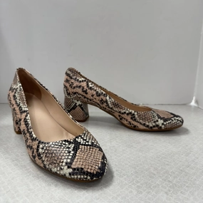 Shoes Heels Block By Kate Spade In Snakeskin Print, Size: 9