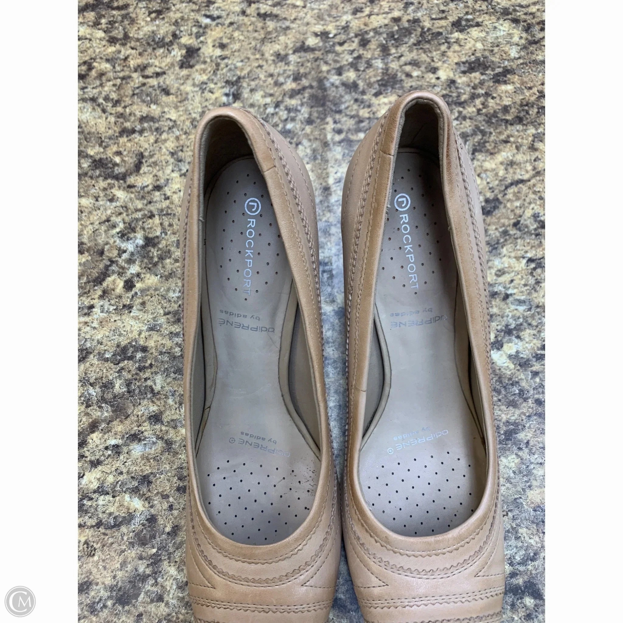 Shoes Heels Block By Rockport In Cream, Size: 7.5