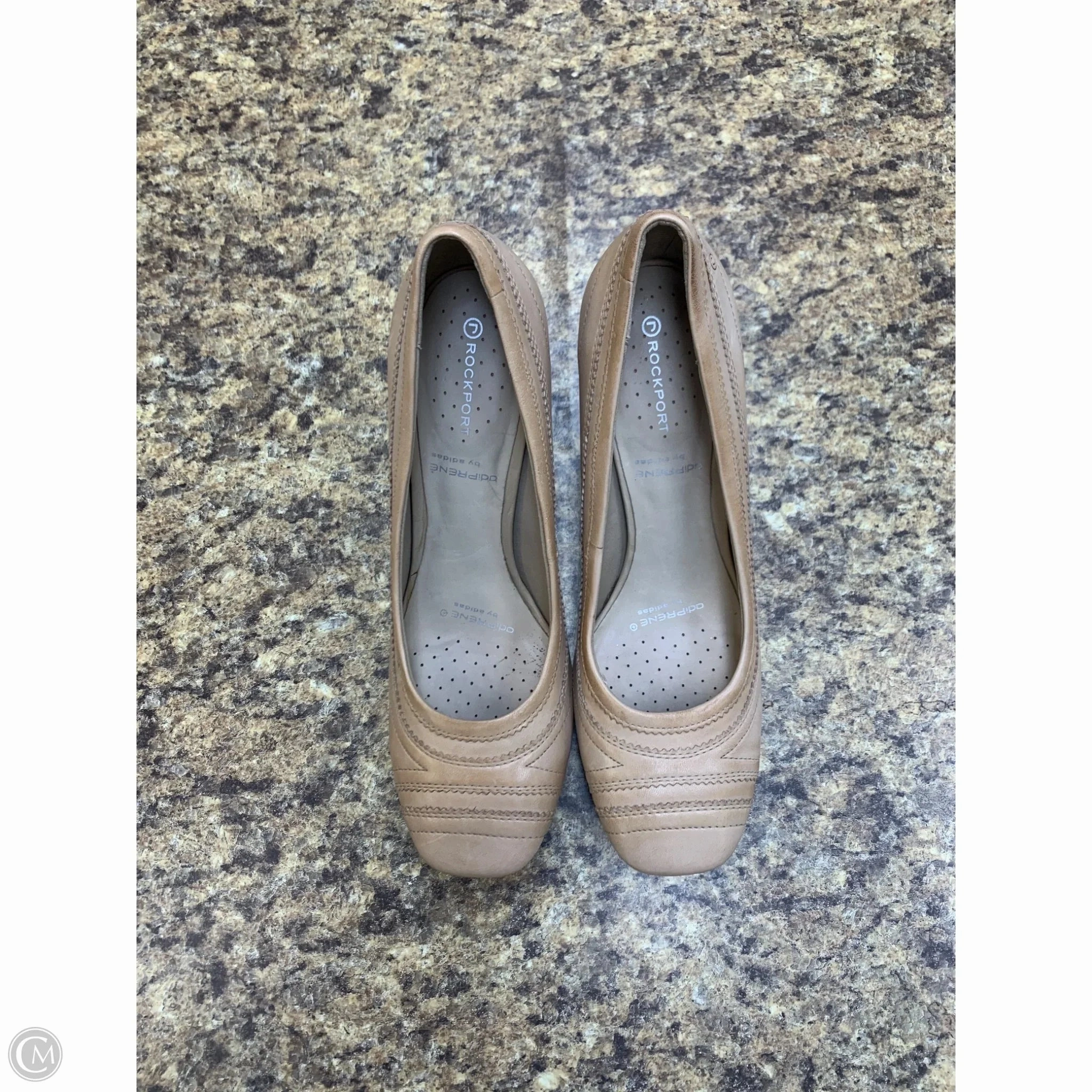 Shoes Heels Block By Rockport In Cream, Size: 7.5