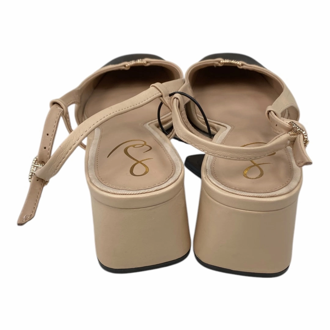 Shoes Heels Block By Sam Edelman In Cream, Size:8.5