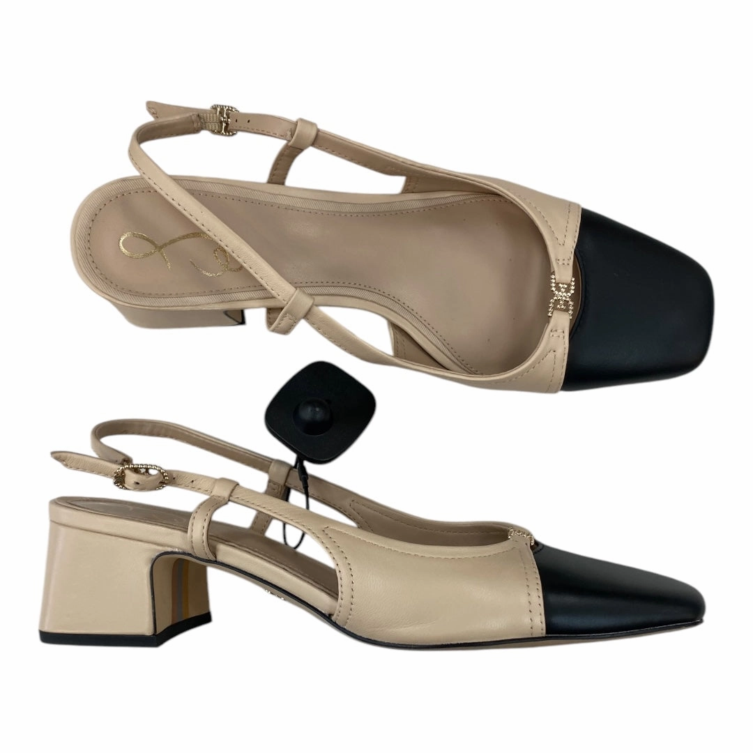 Shoes Heels Block By Sam Edelman In Cream, Size:8.5