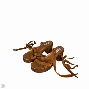 Shoes Heels Block By Steve Madden In Brown, Size: 9