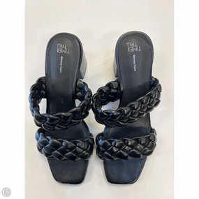 Shoes Heels Block By Time And Tru In Black, Size: 9