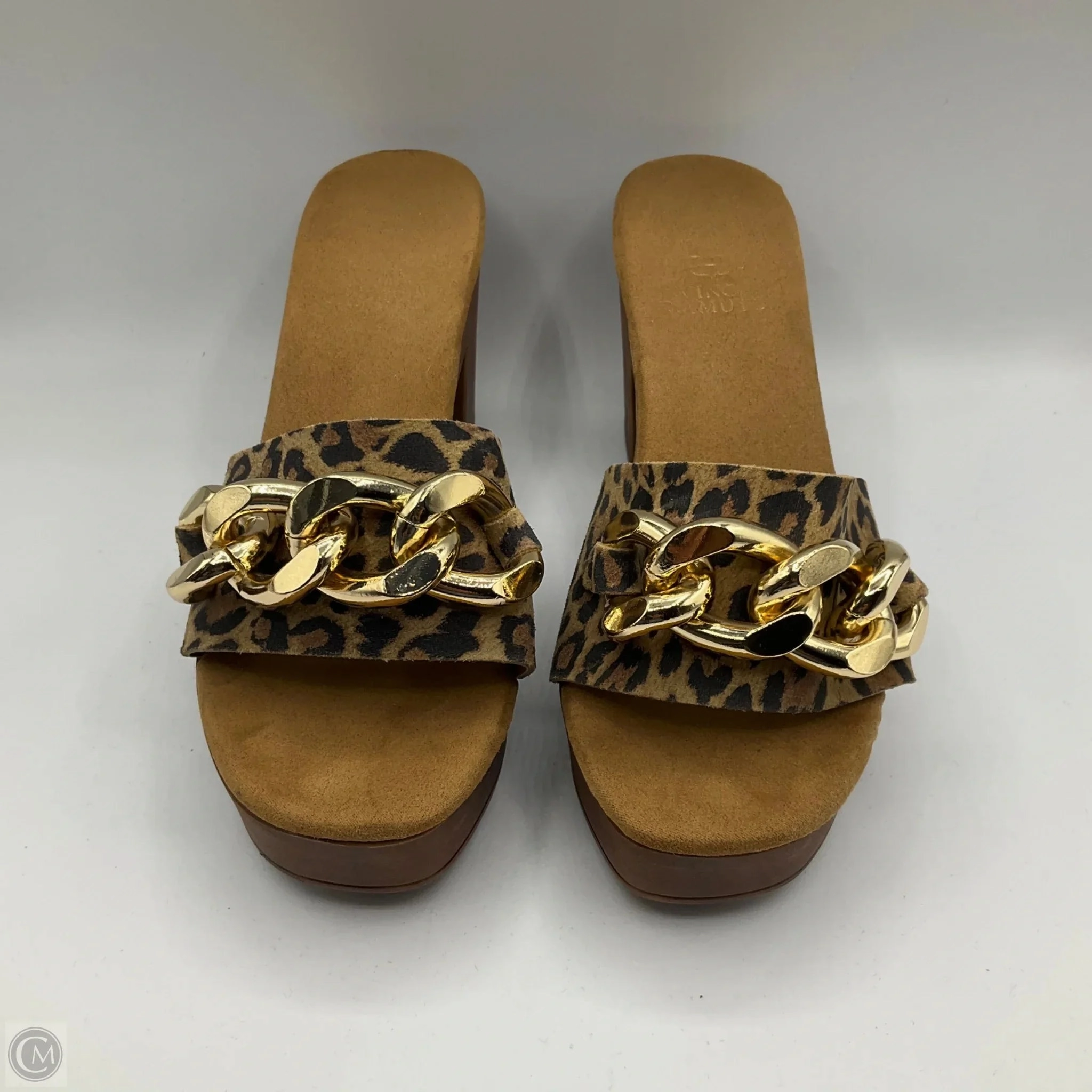 Shoes Heels Block By Vince Camuto In Animal Print, Size: 7.5