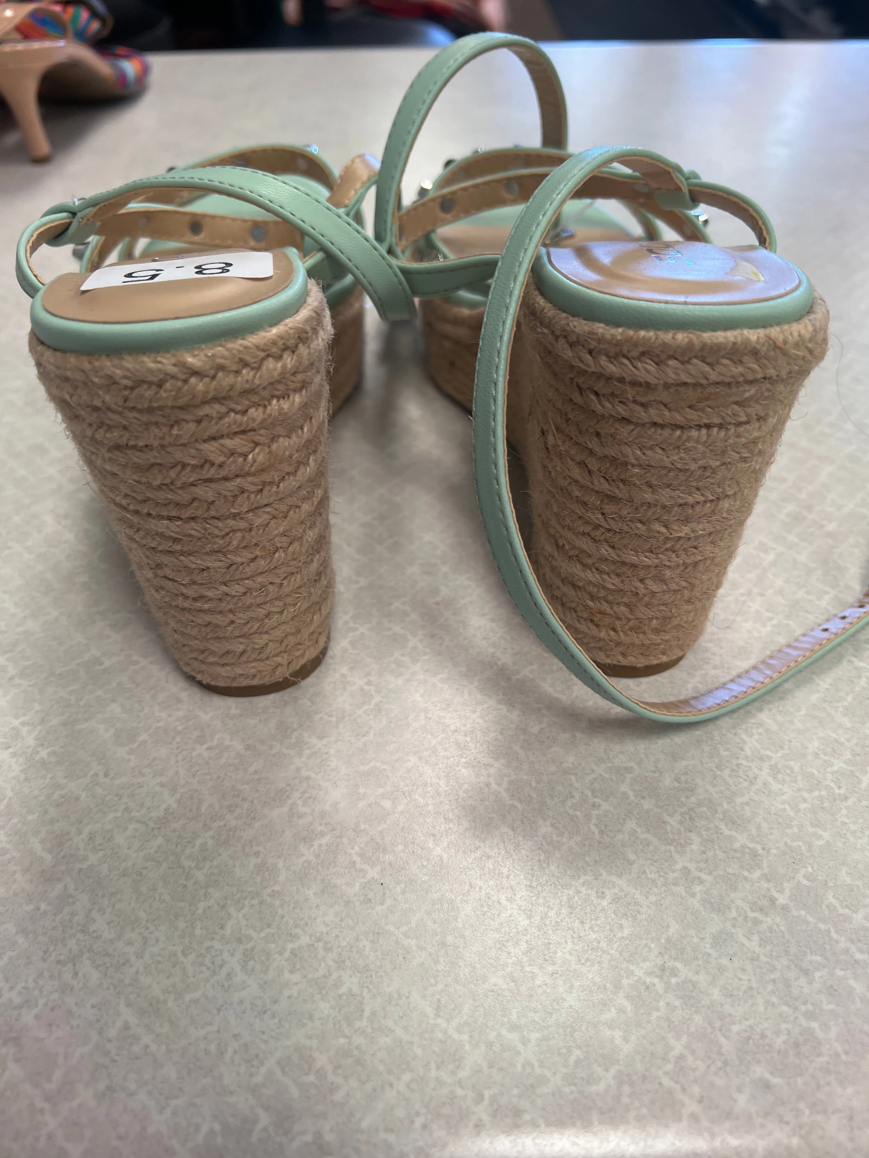 Shoes Heels Espadrille Wedge By Soda  Size: 8.5
