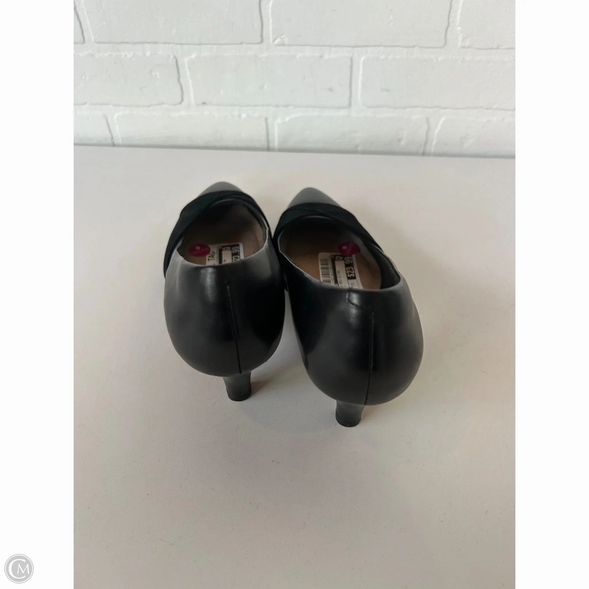 Shoes Heels Kitten By Clarks In Black, Size: 9.5