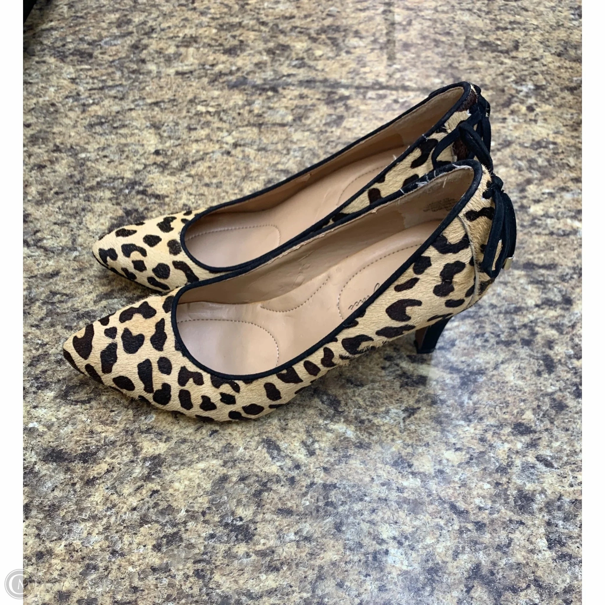 Shoes Heels Kitten By Cmf In Animal Print, Size: 6