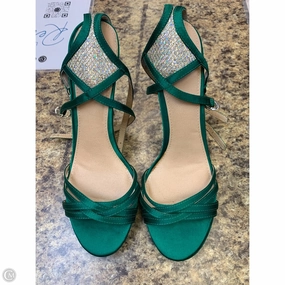 Shoes Heels Kitten By Colin Stuart In Green, Size: 10