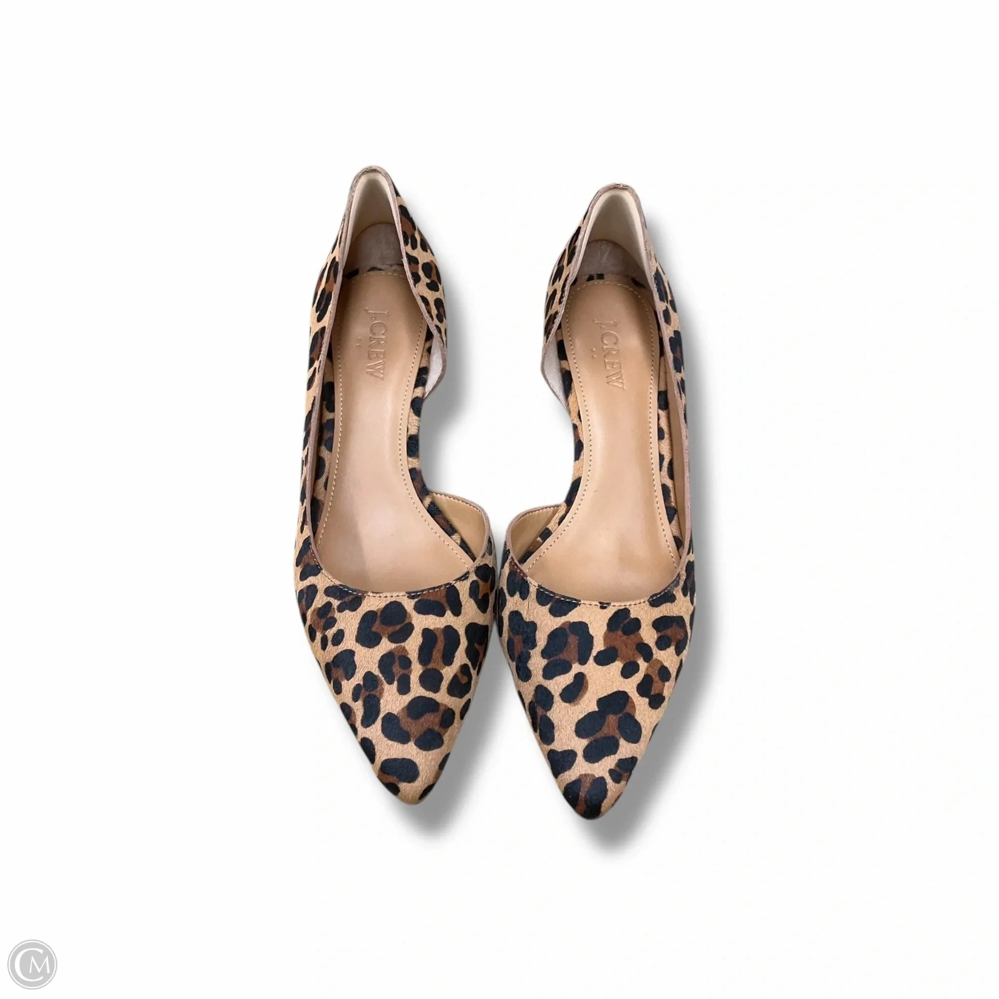 Shoes Heels Kitten By J. Crew In Animal Print, Size: 7
