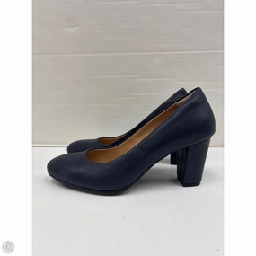 Shoes Heels Kitten By Sofft In Navy, Size: 6.5