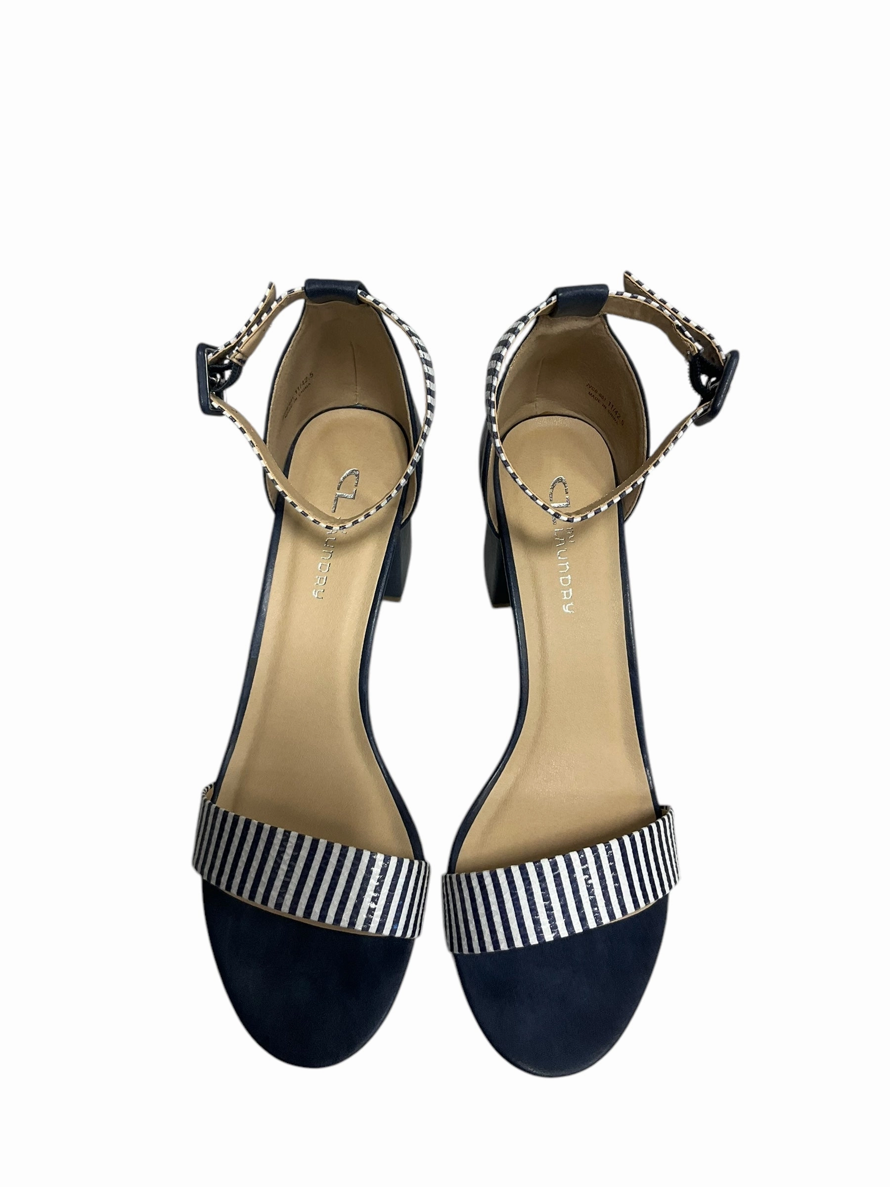 Shoes Heels Platform By Cl By Chinese Laundry In Blue, Size: 11